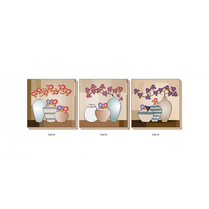 Wooden 3 Pis Set(14x14)  (T-1278)